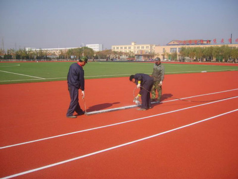 大余塑膠跑道施工