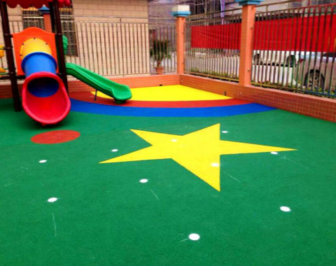 姜堰市幼兒園塑膠跑道